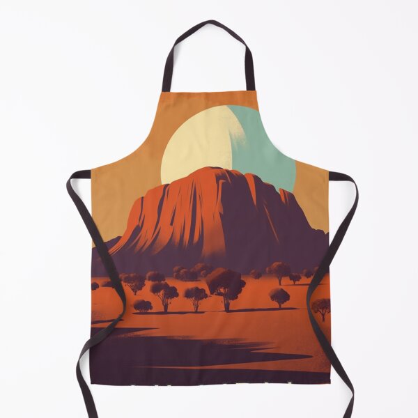 Item preview, A Vintage Poster of Uluru - Ayers Rock - Australia designed and sold by GoodOldVintage.