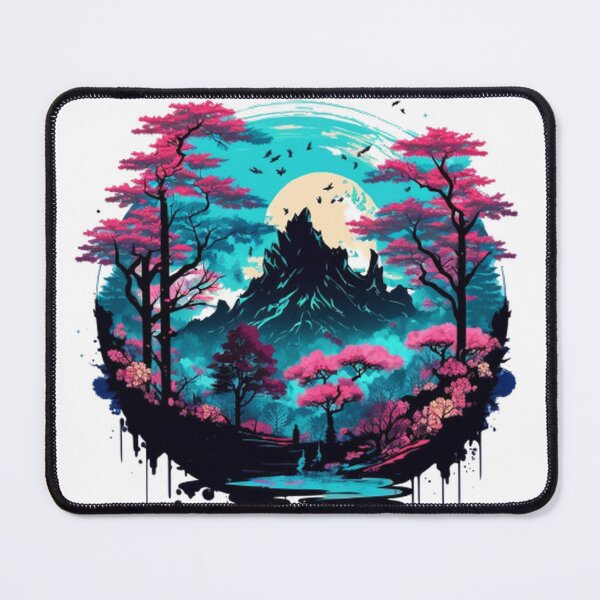Item preview, "Harmony in Sakura: Captivating Japanese Landscapes on Redbubble" designed and sold by DesignHeaven24.