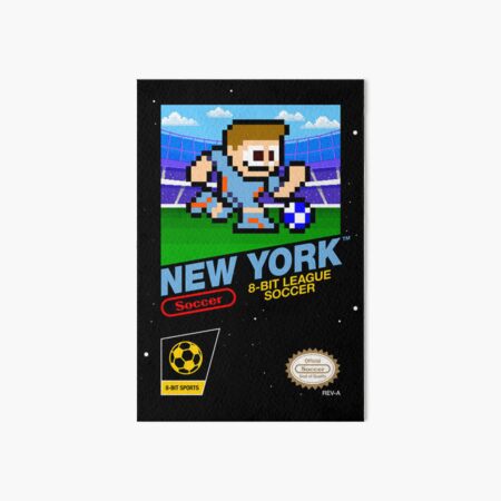 Artikel-Vorschau von New York City FC (8-Bit-Videospiel-Cart), designt und verkauft von The Armorsmith.