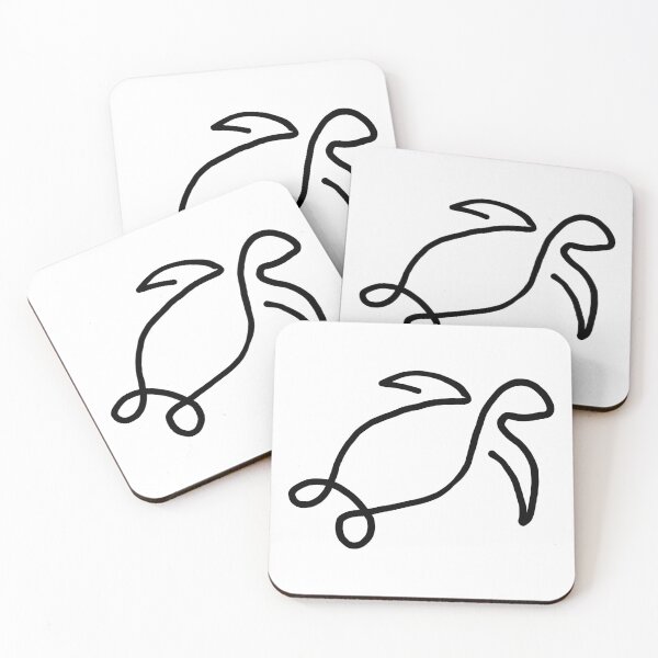 Item preview, Sea Turtle - Marine Turtle - Line Art designed and sold by CreationsbyAny.