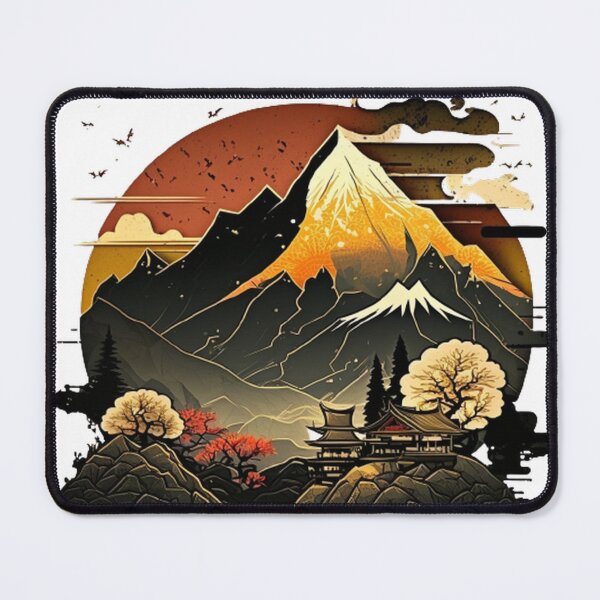 Item preview, "Harmony in Sakura: Captivating Japanese Landscapes on Redbubble" designed and sold by DesignHeaven24.