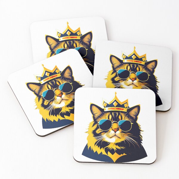 Item preview, Cool cat character in sunglasses in flat style designed and sold by Harmonysens.