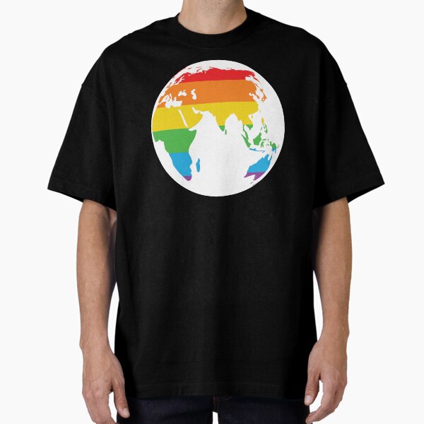 Item preview, Rainbow International Global Earth LGBT. LGBTQ Pride designed and sold by Subtle Pride Shop.