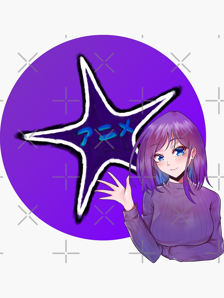 Thumbnail 3 of 3, Sticker, Hi! I'm Ayame! designed and sold by GenreVerse.