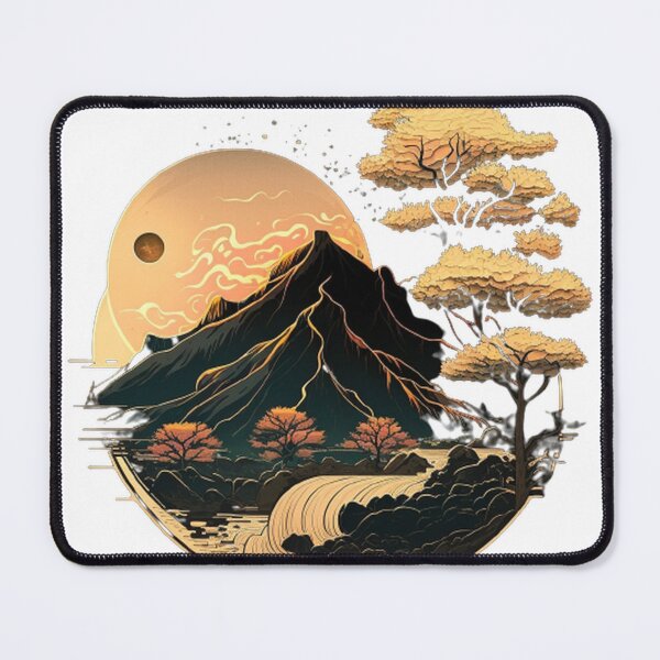 Item preview, "Harmony in Sakura: Captivating Japanese Landscapes on Redbubble" designed and sold by DesignHeaven24.