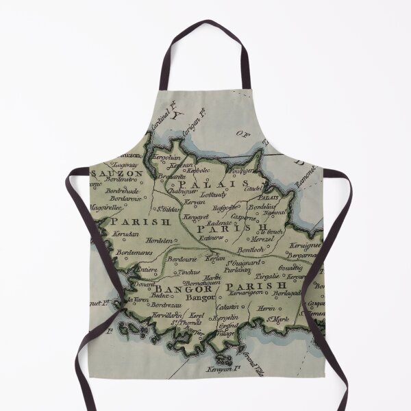 Item preview, Vintage Map of Belle Isle France (1800) designed and sold by BravuraMedia.