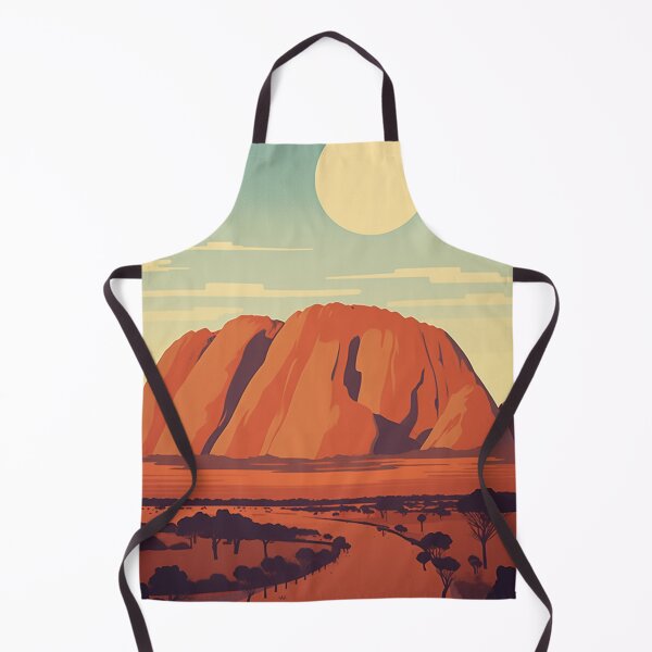 Item preview, A Vintage Poster of Uluru - Ayers Rock - Australia designed and sold by GoodOldVintage.
