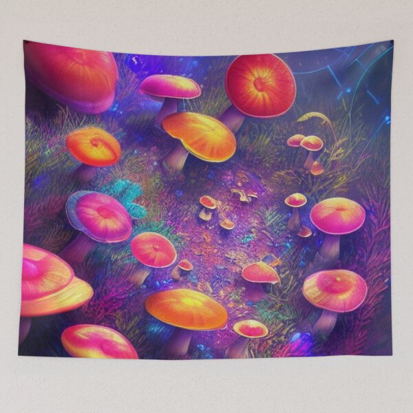 Item preview, Electric Mushroom Grove designed and sold by PandaFrogArt.