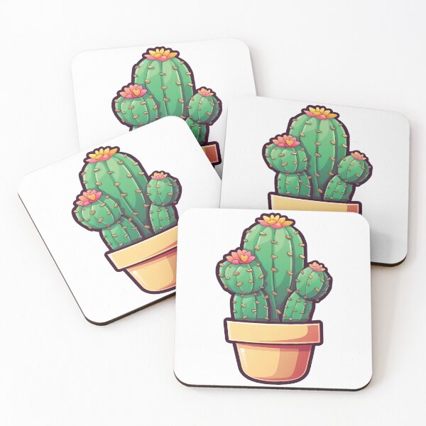 Item preview, Adorable Kawaii Cactus | Cute Cactus Design | Green Plant Lover Gift designed and sold by PopPopGfx.