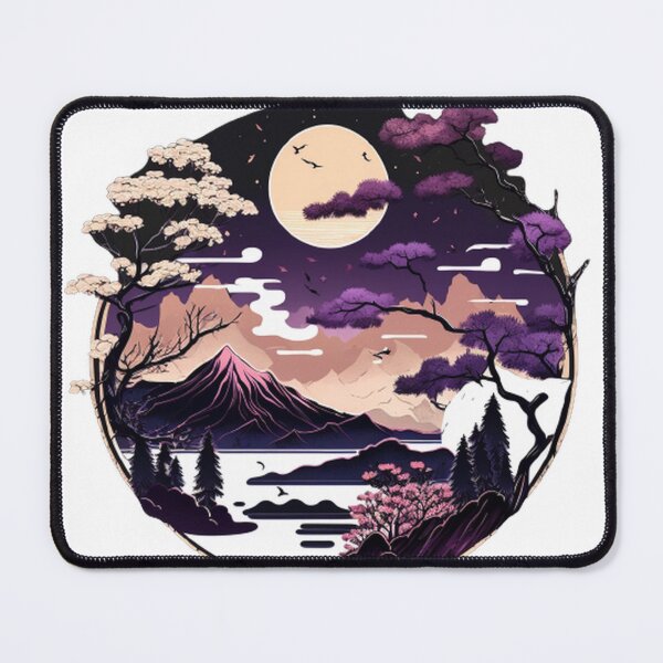 Item preview, "Harmony in Sakura: Captivating Japanese Landscapes on Redbubble" designed and sold by DesignHeaven24.