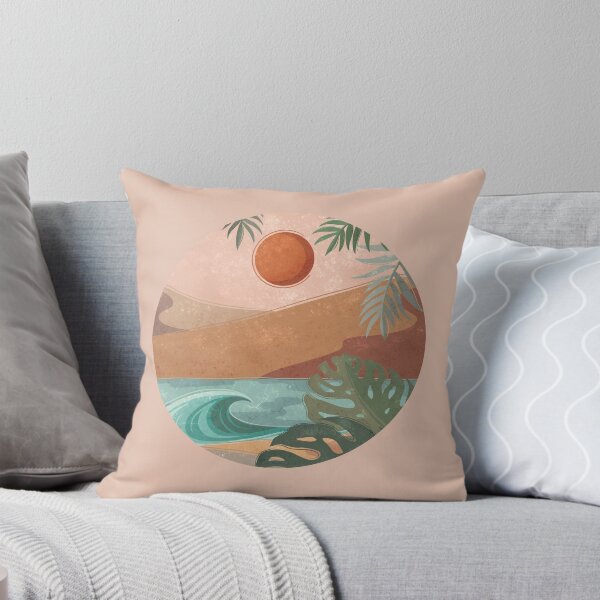 Item preview, Tropical Landscape | Boho Decor | Beach Waves designed and sold by Karli Mogen.