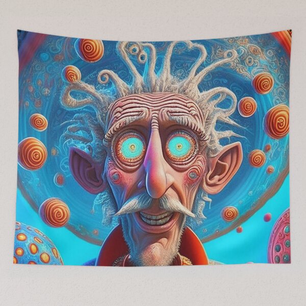Item preview, Lost in the Rabbit Hole: Surreal Delirium Unveiled t shirt designed and sold by artmanikin.