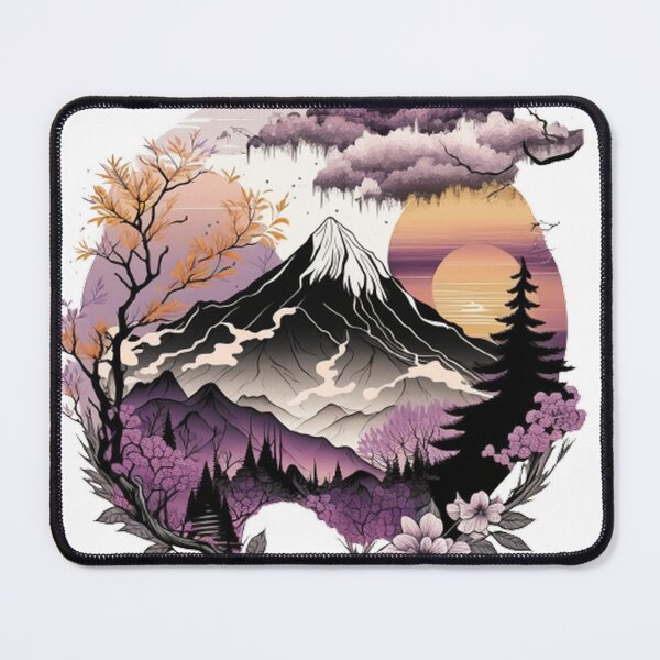 Item preview, "Harmony in Sakura: Captivating Japanese Landscapes on Redbubble" designed and sold by DesignHeaven24.