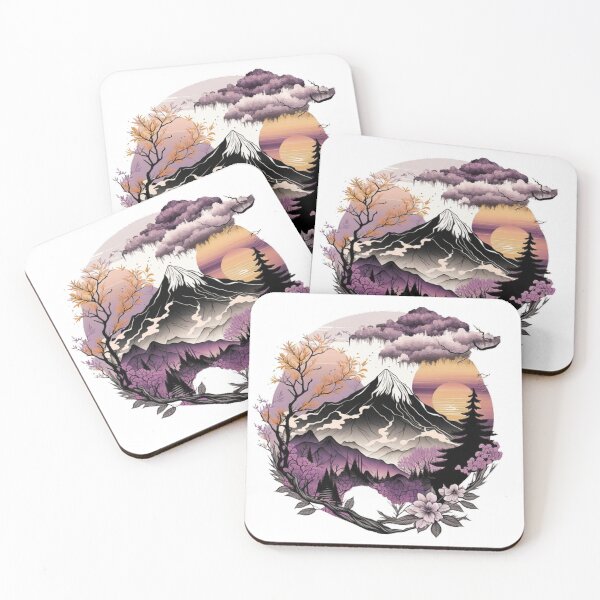 Item preview,  "Harmony in Sakura: Captivating Japanese Landscapes on Redbubble" designed and sold by DesignHeaven24.
