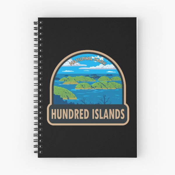 Item preview, Hundred Islands National Park Philippines Travel Art designed and sold by KrisSidDesigns.