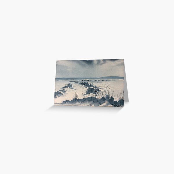 Winter Light on Lastingham Rigg Greeting Card