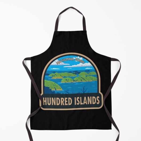 Item preview, Hundred Islands National Park Philippines Travel Art designed and sold by KrisSidDesigns.