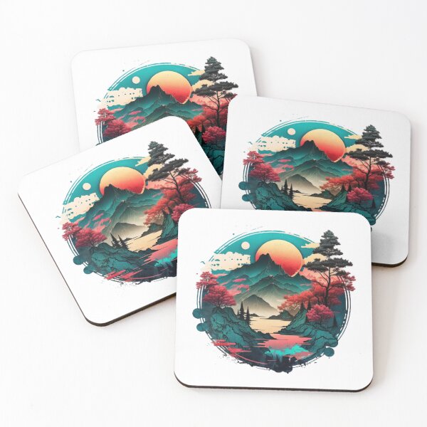 Item preview, "Harmony in Sakura: Captivating Japanese Landscapes on Redbubble" designed and sold by DesignHeaven24.