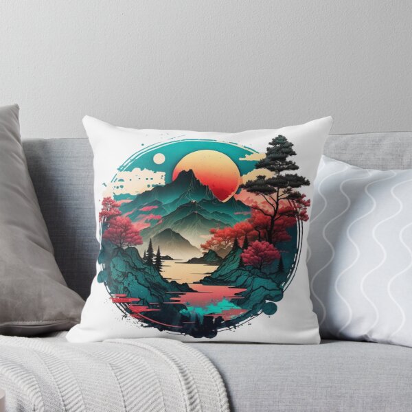 Aperçu de l'œuvre "Harmony in Sakura: Captivating Japanese Landscapes on Redbubble" créée et vendue par DesignHeaven24.