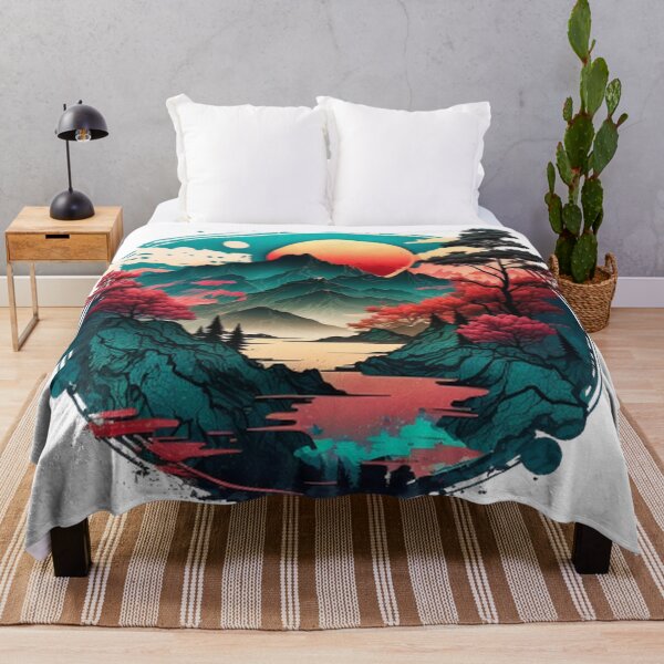 Item preview, "Harmony in Sakura: Captivating Japanese Landscapes on Redbubble" designed and sold by DesignHeaven24.