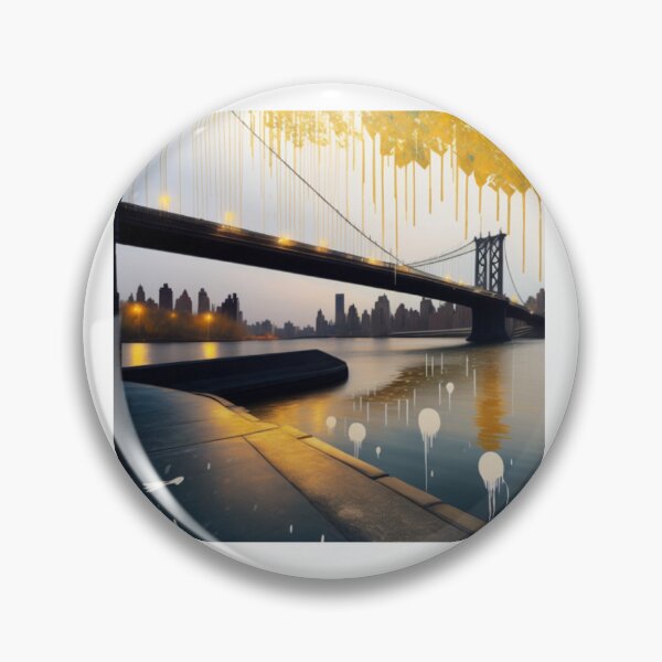 Item preview, It's raining on the island of Manhattan right next to the river designed and sold by ac-virtualshop.