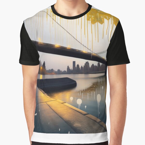 Item preview, It's raining on the island of Manhattan right next to the river designed and sold by ac-virtualshop.