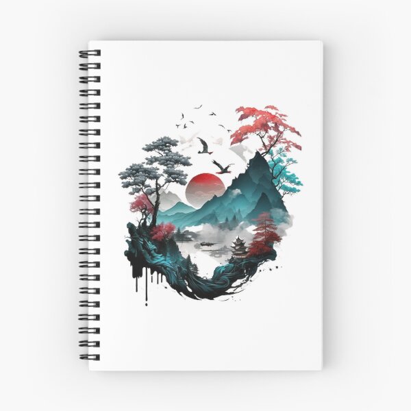 Item preview,  "Harmony in Sakura: Captivating Japanese Landscapes on Redbubble" designed and sold by DesignHeaven24.