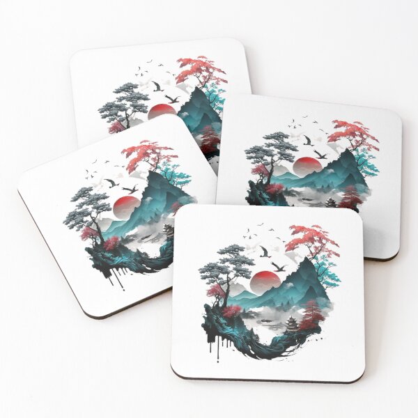 Item preview,  "Harmony in Sakura: Captivating Japanese Landscapes on Redbubble" designed and sold by DesignHeaven24.