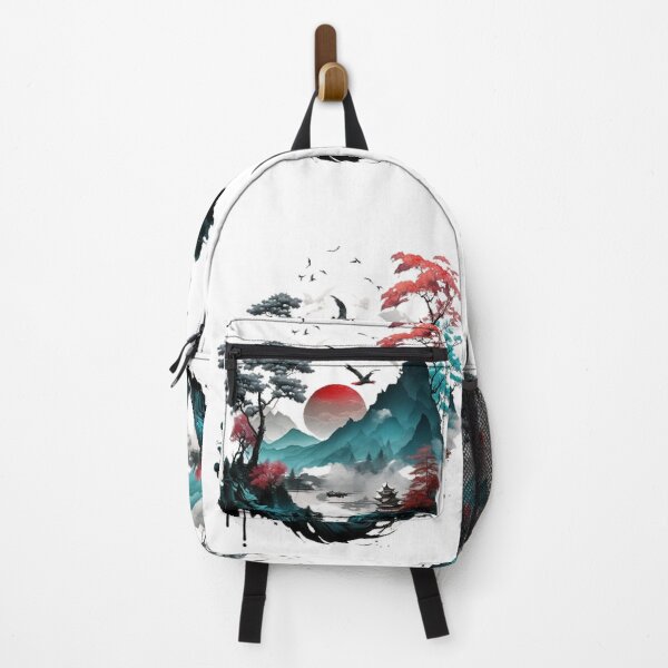 Item preview, "Harmony in Sakura: Captivating Japanese Landscapes on Redbubble" designed and sold by DesignHeaven24.