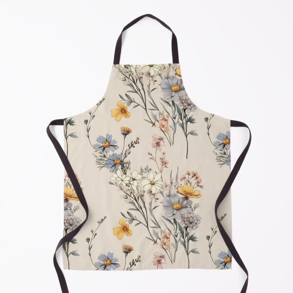 Artikelvorschau, Vintage Wildblumenstrauß: Eine Symphonie sanfter Farben entworfen und verkauft von GaiaSkyeDesign.