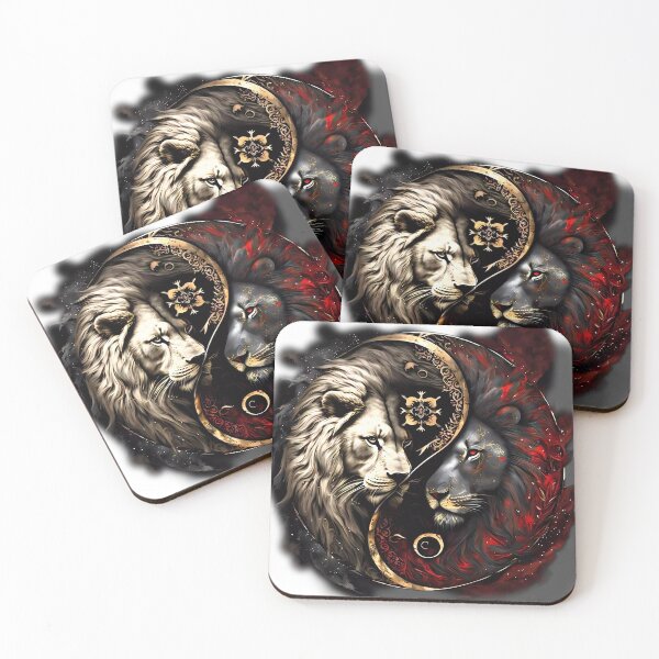 Item preview, Yin and Yang: Balance and Harmony in Lion Duality designed and sold by Jhuvel.