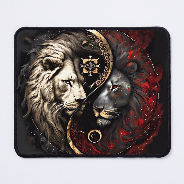 Item preview, Yin and Yang: Balance and Harmony in Lion Duality designed and sold by Jhuvel.