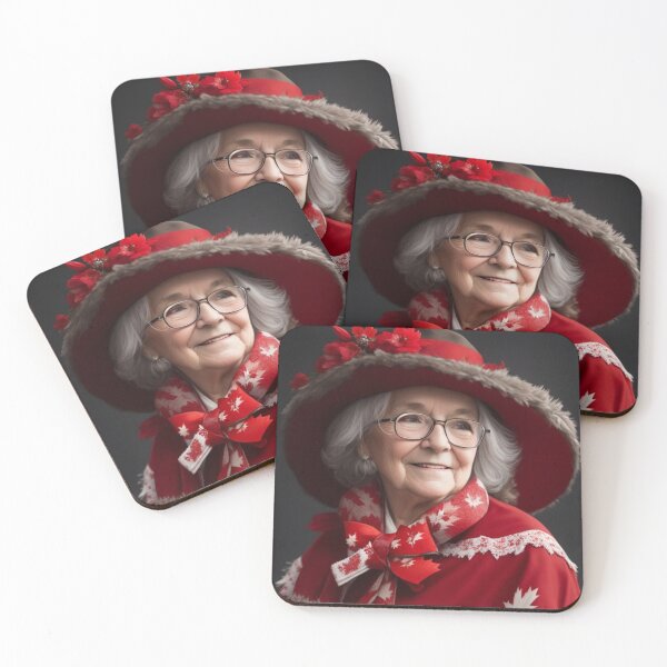Item preview, Elderly female celebrating Canada Day 1 designed and sold by Rothnaric.
