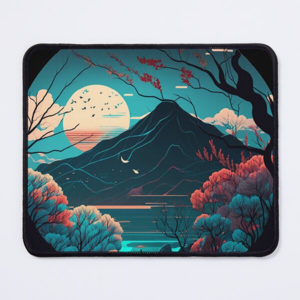 Item preview, "Harmony in Sakura: Captivating Japanese Landscapes on Redbubble" designed and sold by DesignHeaven24.