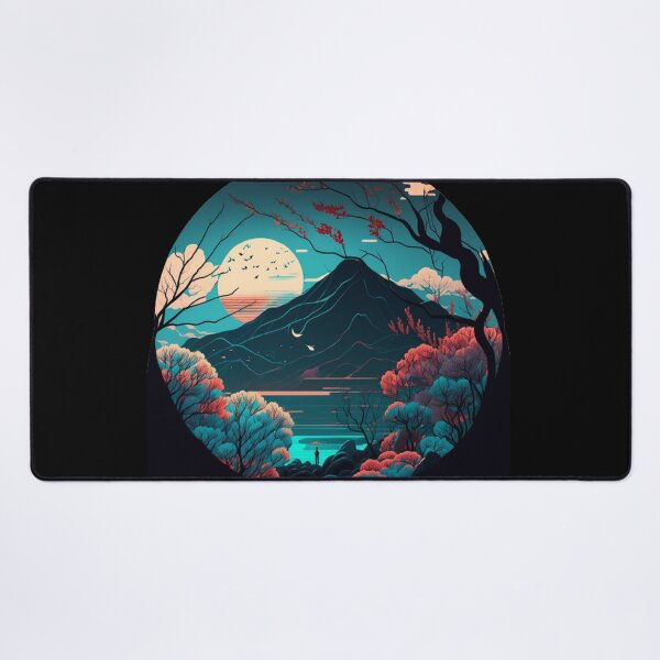 Item preview, "Harmony in Sakura: Captivating Japanese Landscapes on Redbubble" designed and sold by DesignHeaven24.