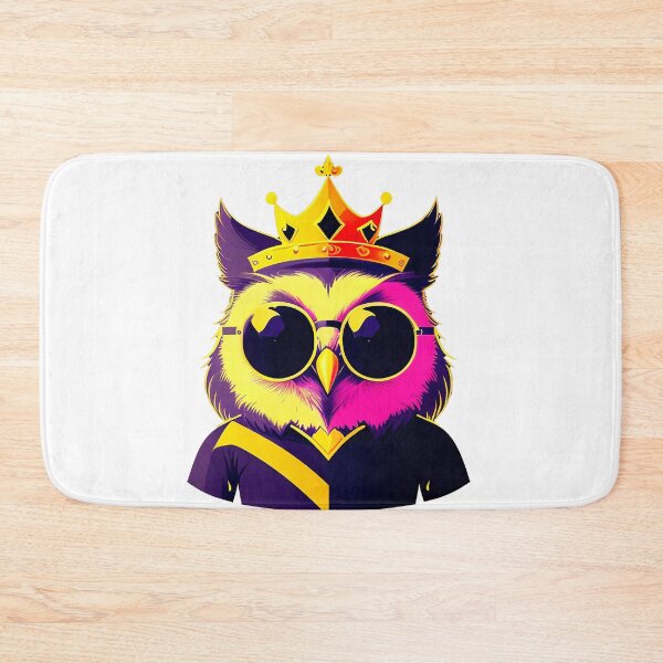 Item preview, Cool owl character in sunglasses and crown in flat style designed and sold by Harmonysens.