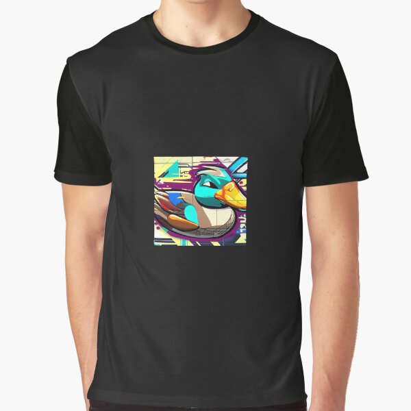 Vista previa del artículo con la obra «Duck Grafiti», diseñado y vendido por DuckSnacking.