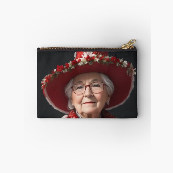Item preview, Elderly female celebrating Canada Day 2 designed and sold by Rothnaric.