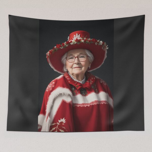 Item preview, Elderly female celebrating Canada Day 2 designed and sold by Rothnaric.