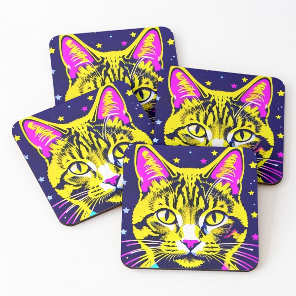 Item preview, A Cosmic Retro Cat designed and sold by philozei.