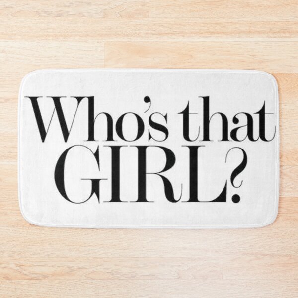 Item preview, Who's that girl? designed and sold by nataliabrito.