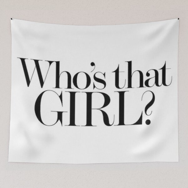 Item preview, Who's that girl? designed and sold by nataliabrito.
