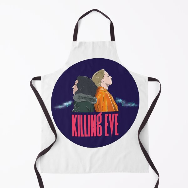 Item preview, Killing Eve Villanelle and Eve bridge iconic scene designed and sold by PG Illustration.