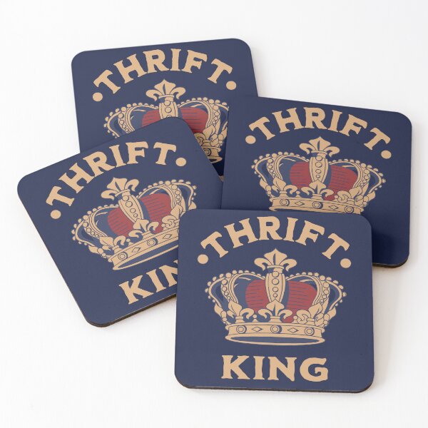 Item preview, Thrift king elegant golden crown thrift shopping slow fashion designed and sold by MetalicBabe.