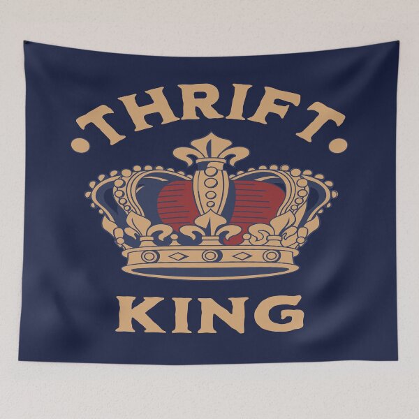 Item preview, Thrift king elegant golden crown thrift shopping slow fashion designed and sold by MetalicBabe.