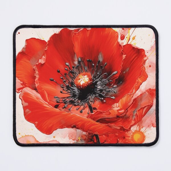 Item preview, Casual Summer Poppy: Laid-back Elegance for Warm Days designed and sold by MyFavorTee.