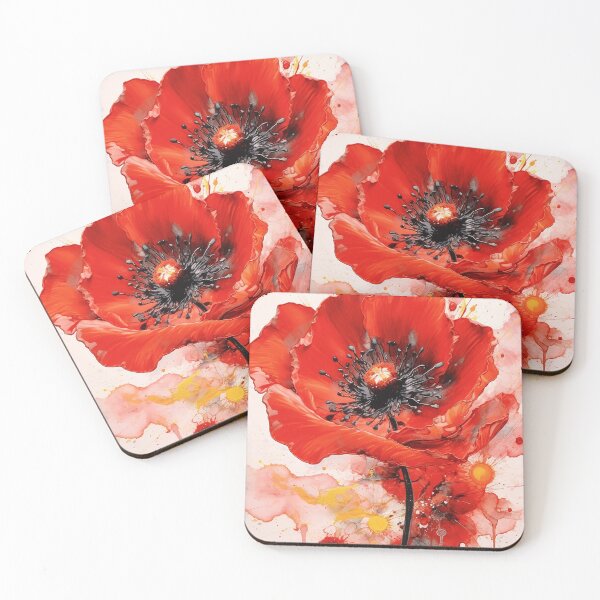 Item preview, Casual Summer Poppy: Laid-back Elegance for Warm Days designed and sold by MyFavorTee.