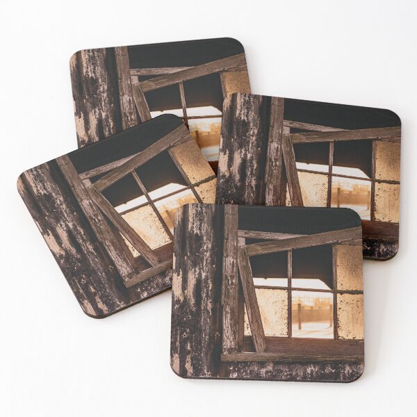Item preview, Rustic Broken Window in Early Morning Light designed and sold by CMFAstudio.