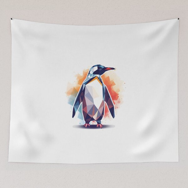 Item preview, Geometric Penguin Art | Modern Abstract Design designed and sold by AdventurerPack.