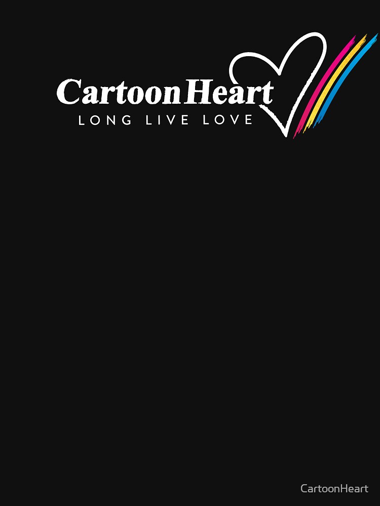 Cartoon Heart Logo, Paint Stripe - T-shirts by CartoonHeart